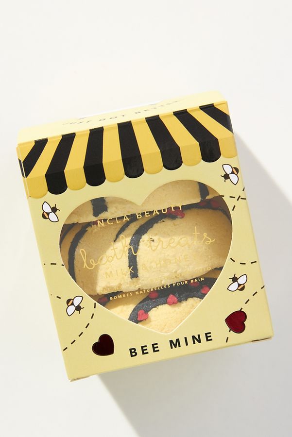 Slide View: 1: NCLA Beauty Bee Mine Milk & Honey Bath Treats Set