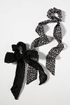 Thumbnail View 1: Dotted Animal Print Hair Scarf Scrunchies, Set of 2