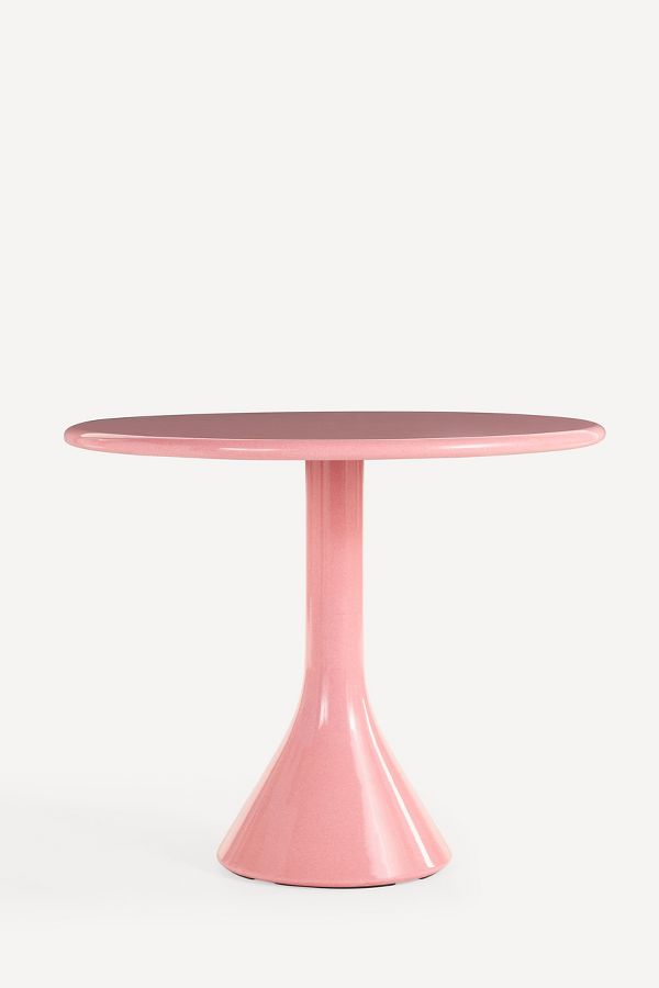 Slide View: 1: Penelope Round Outdoor Dining Table