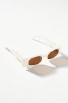 Thumbnail View 2: Rectangle Wavy Temple Sunglasses