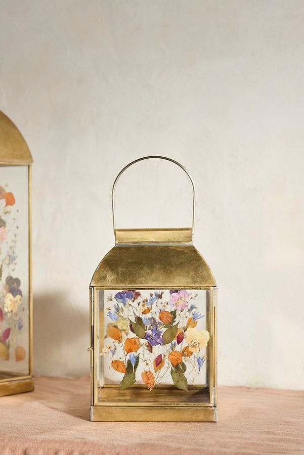 Slide View: 4: Pressed Floral Lantern