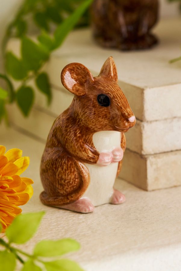 Slide View: 1: Quail Ceramics Field Mouse Bud Vase