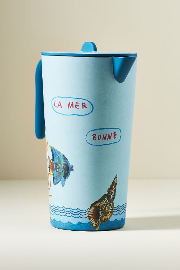 Slide View: 1: Nathalie Lete Melamine Pitcher