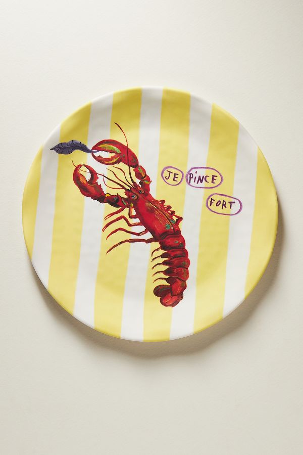 Slide View: 1: Nathalie Lete By the Sea Melamine Dessert Plate