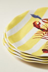 Slide View: 2: Nathalie Lete By the Sea Melamine Dessert Plate