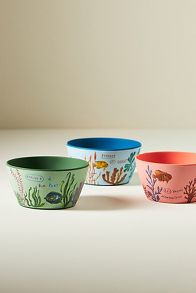 Slide View: 1: Nathalie Lete Melamine Nut Bowls, Set of 3