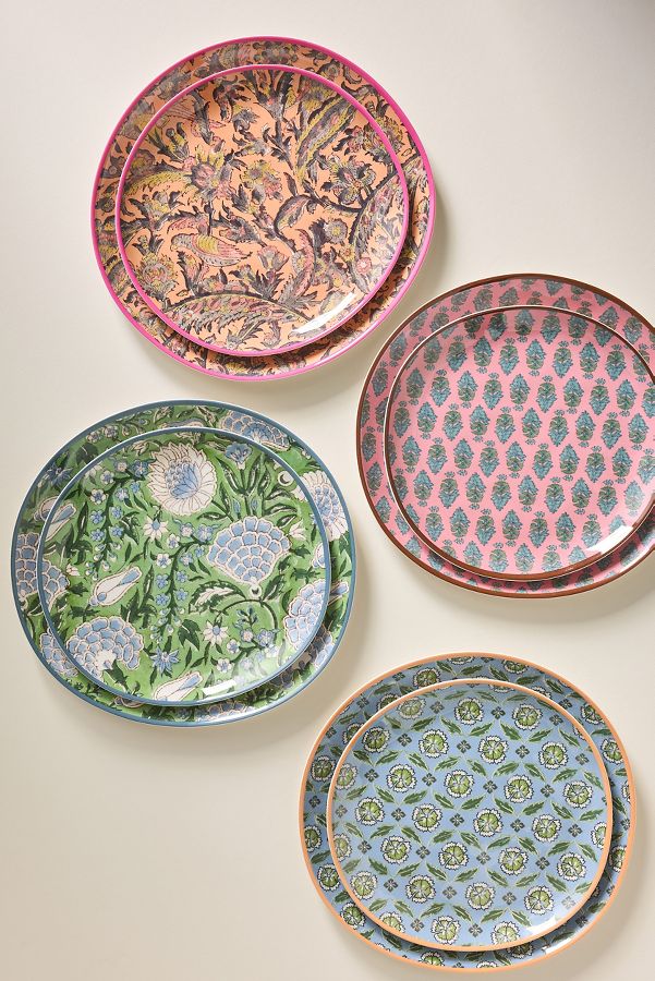 Slide View: 1: Tangier Oasis Melamine Side Plate