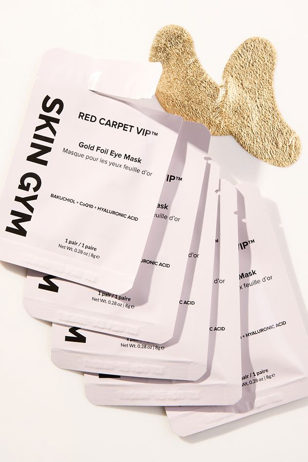 Slide View: 1: Skin Gym Red Carpet VIP Gold Foil Eye Mask Set