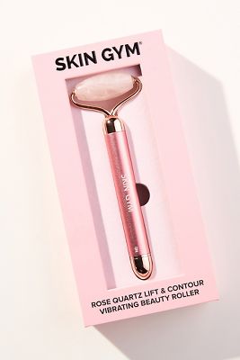 Skin Gym Rose Quartz Lift & Contour Vibrating Beauty Roller