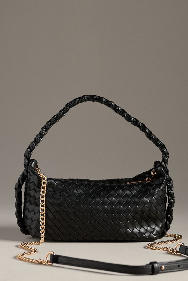 Slide View: 2: Melie Bianco Woven Shoulder Bag