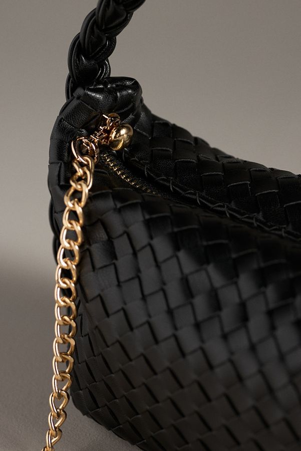 Slide View: 3: Melie Bianco Woven Shoulder Bag