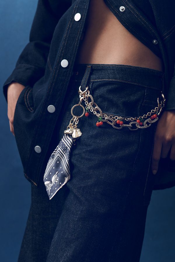 Slide View: 1: Chain Link Bag Charm