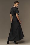 Thumbnail View 2: BHLDN Waverly V-Neck High-Shine Satin Maxi Dress