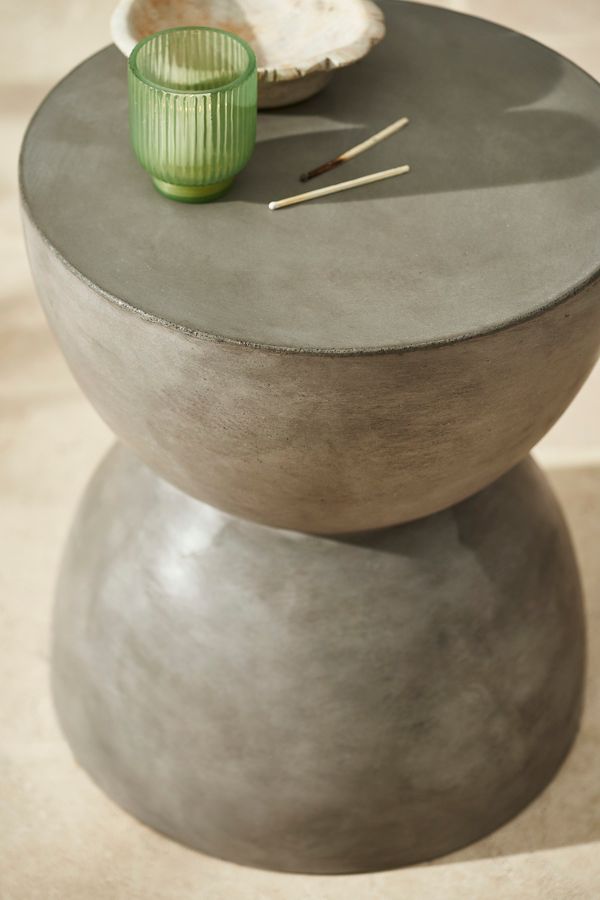 Slide View: 2: Pebble Concrete Stool