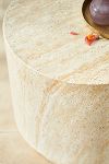 Thumbnail View 2: Travertine Finish Side Table