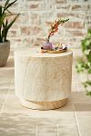 Thumbnail View 1: Travertine Finish Side Table