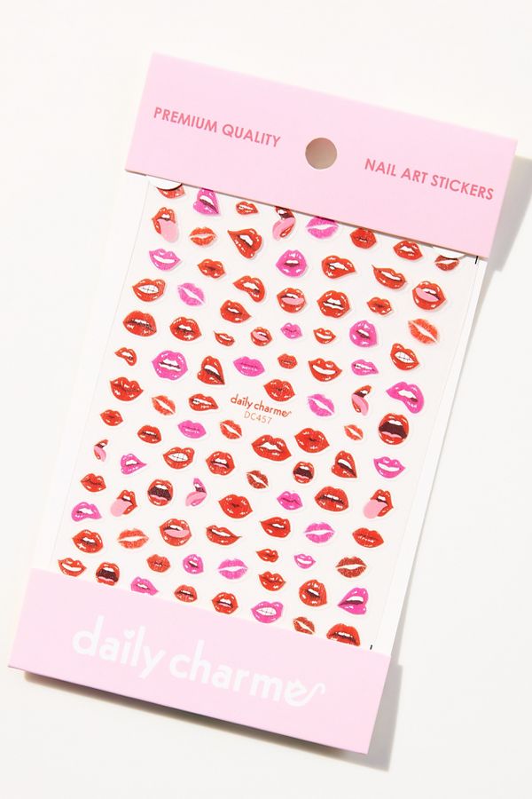 Slide View: 1: Daily Charme Valentine's Day Nail Art Sticker Sheets