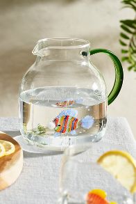 Slide View: 1: Fish Glass Pitcher