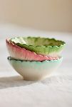 Thumbnail View 3: Painted Flower Pinch Bowls, Set of 3