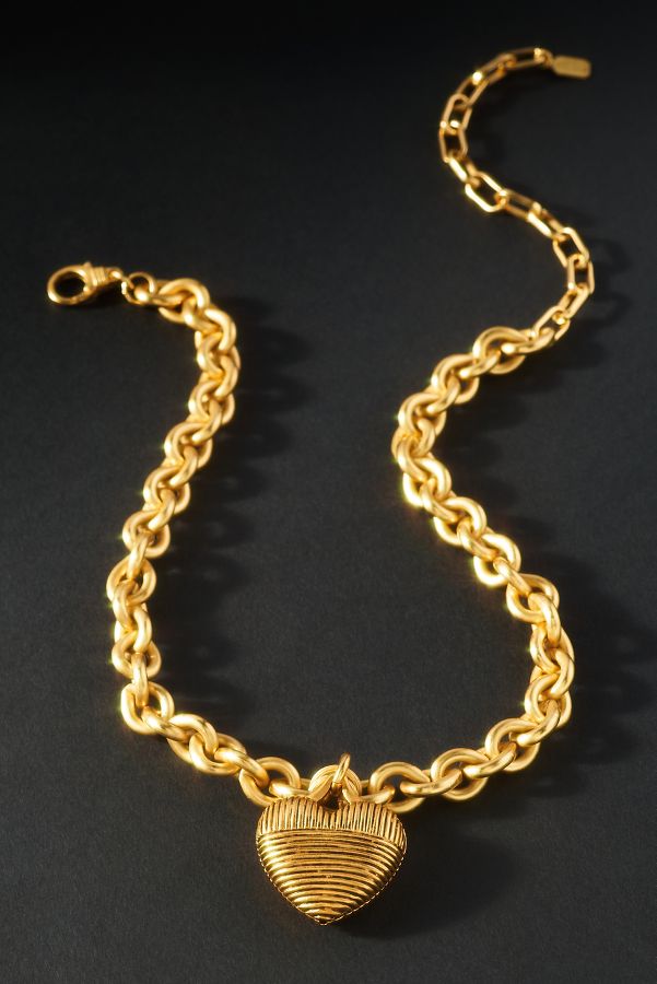 Slide View: 1: Elizabeth Cole Mallory Pendant Necklace