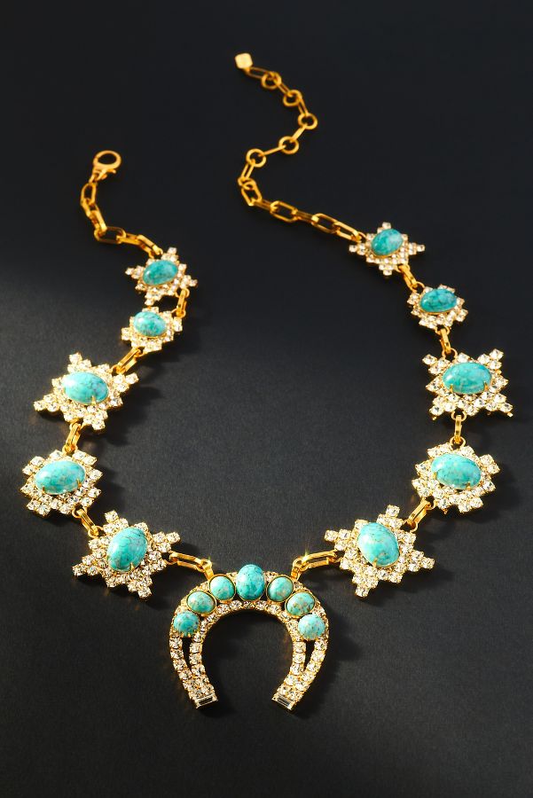 Slide View: 1: Elizabeth Cole Clarisse Necklace