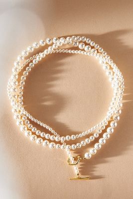 Shashi Louise Layered Pearl Necklace