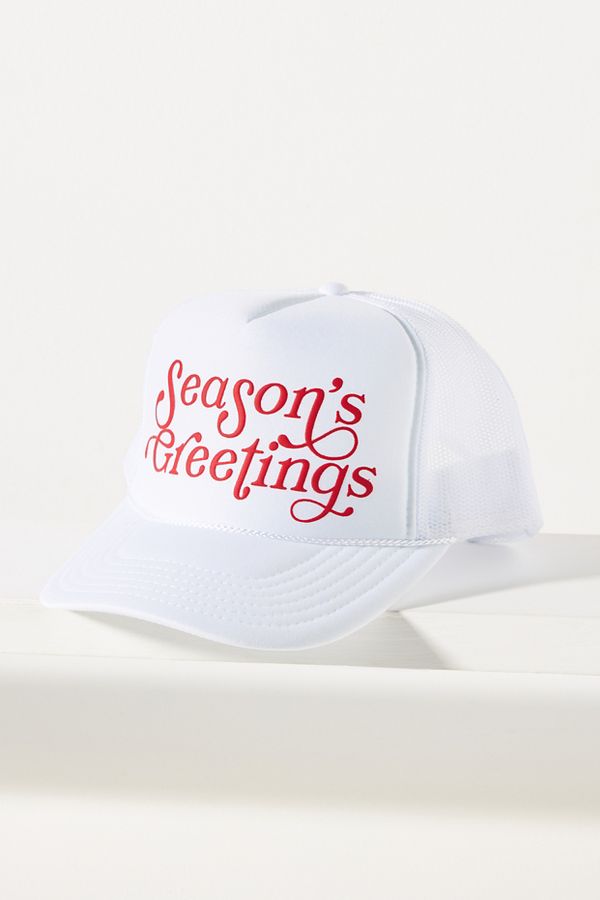 Slide View: 1: Ascot + Hart Seasons Greetings Trucker Hat