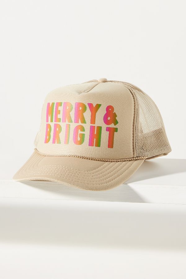 Slide View: 1: Ascot + Hart Merry & Bright Trucker Hat