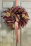 Thumbnail View 1: Dried Burgundy Blush Wreath