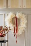 Thumbnail View 1: Ivory Pampas Grass Heart Wreath