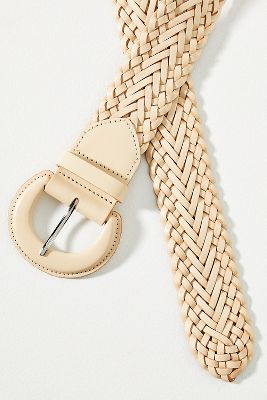 Leather Woven Belt