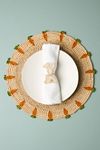 Thumbnail View 2: Handwoven Carrot Round Placemat