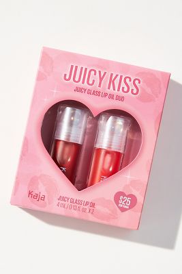 Kaja Beauty Juicy Kiss Juicy Glass Lip Oil Duo