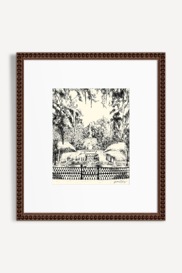 Slide View: 1: Forsyth Park Fountain Wall Art