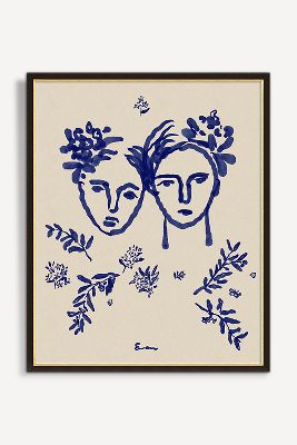 Love: Indigo Wall Art