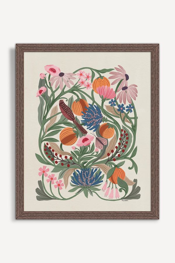 Slide View: 1: Autumn Floral Wall Art