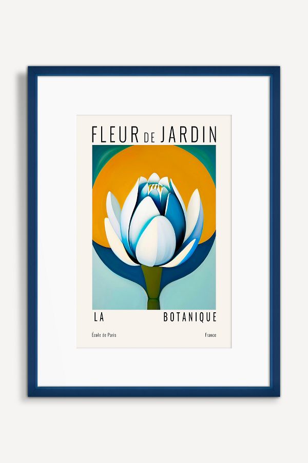 Slide View: 2: La Botanique Fleur de Jardin Wall Art