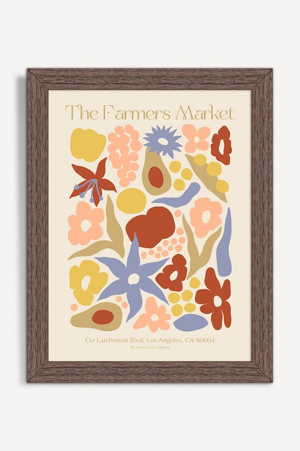 Slide View: 2: Larchmont Village Farmers Market Wall Art