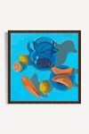 Thumbnail View 1: Lemons and Cantaloupe on Blue Wall Art