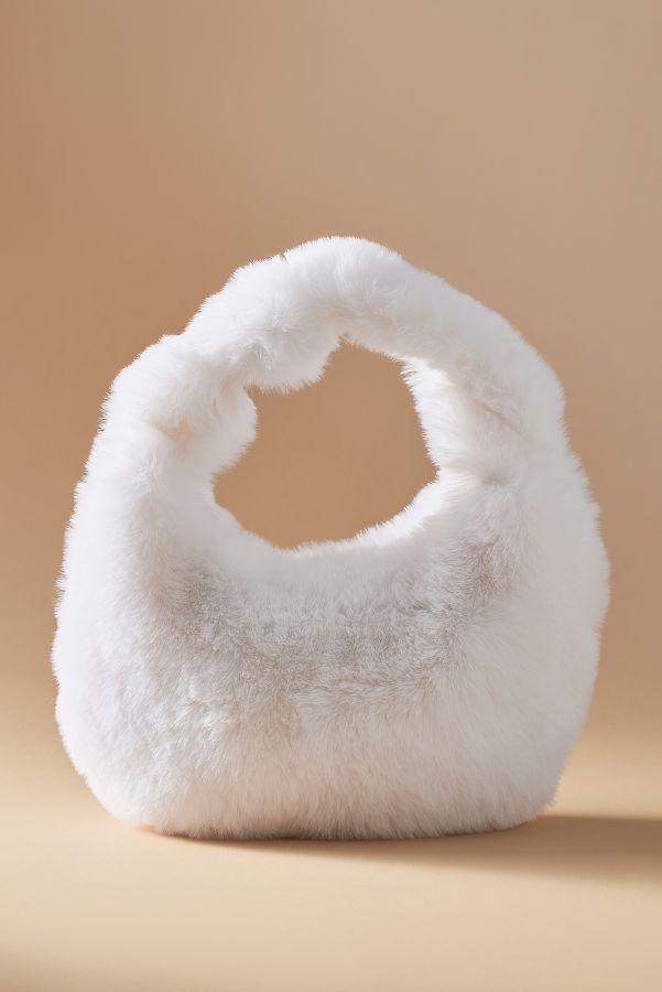 Slide View: 1: Unreal Fur x BHLDN Faux-Fur Purse