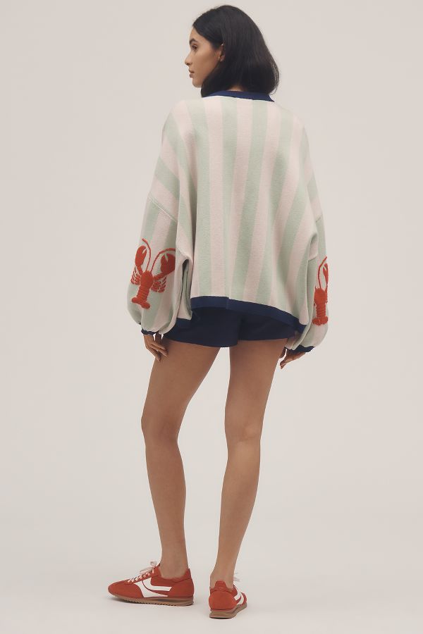 Slide View: 4: Bel Kazan Open-Front Cardigan Sweater