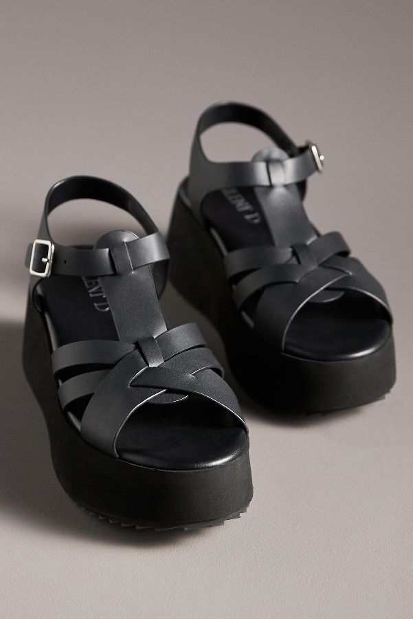 Slide View: 2: Silent D Extreme Platform Sandals