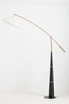 Thumbnail View 1: Leroy Pleated Arc Floor Lamp