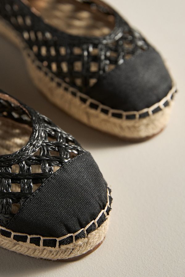 Slide View: 4: Bibi Lou Raffia Mary Jane Flats