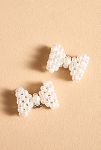 Thumbnail View 2: Serefina Pearl Bow Shoe Charms, Set of 2