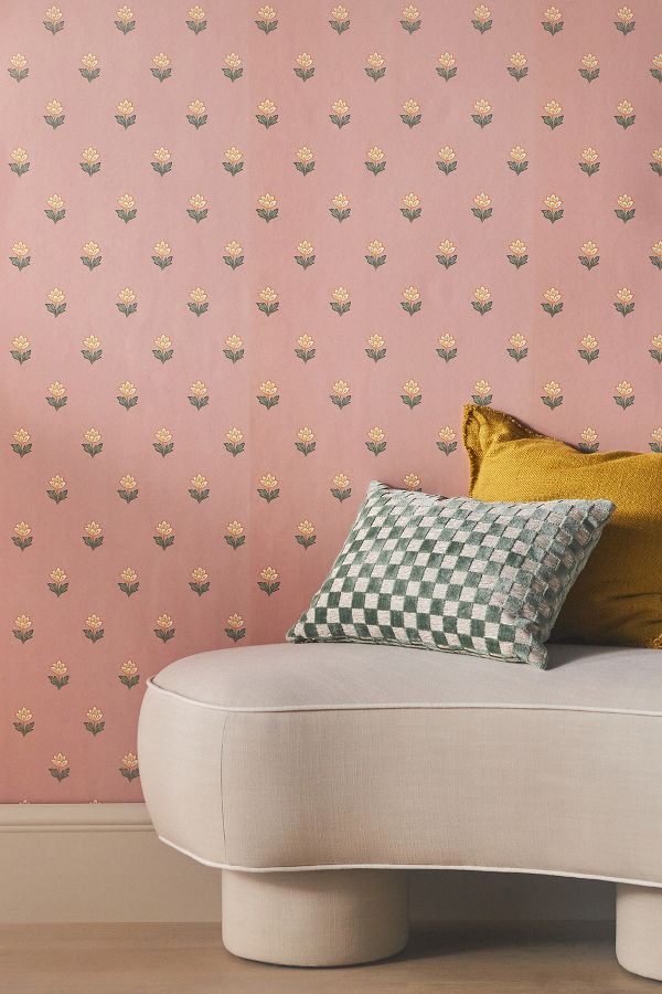 Slide View: 1: Ottoline Indian Tulips Wallpaper