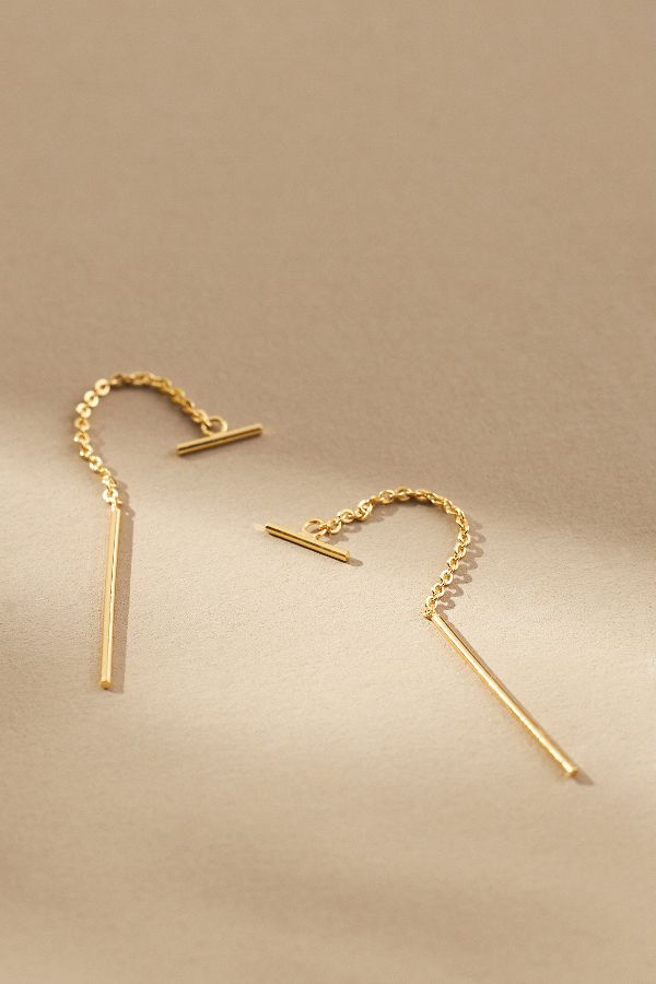 Slide View: 1: Thatch Milo Threader Earrings