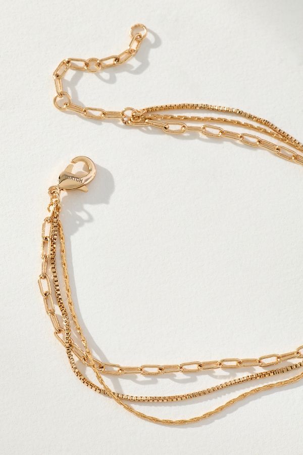 Slide View: 2: Thatcha Rosalie Triple Strand Bracelet