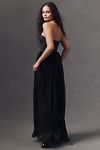 Thumbnail View 2: Delfi Collective Lourdes Strapless Pleated Drop-Waist Maxi Dress