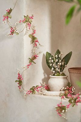 Spring Floral Iron Garland